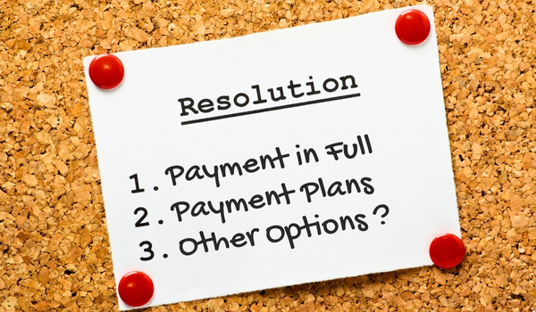 Options for resolutions